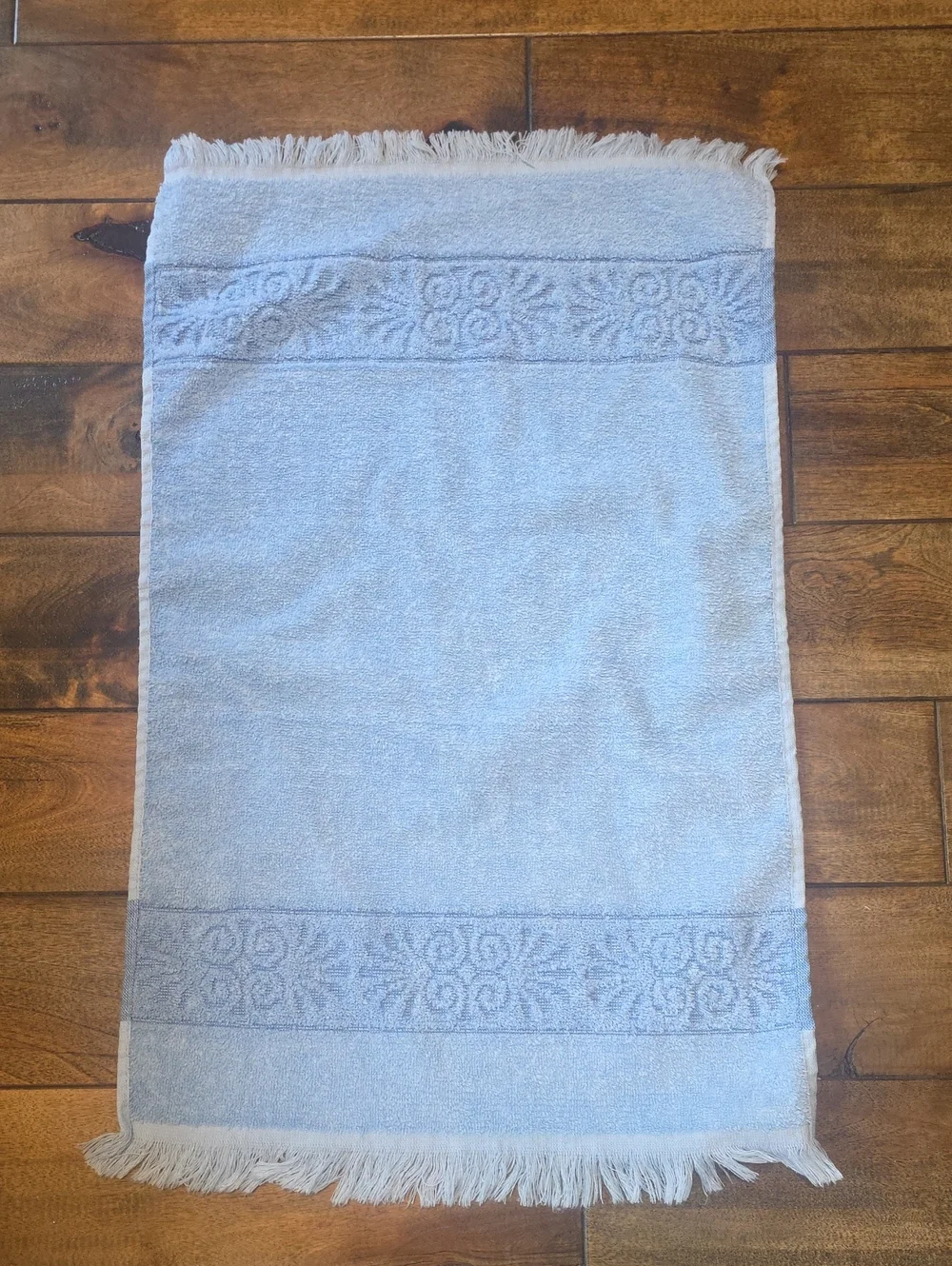 Cannon Monticello Santa Cruz VTG Set of Blue‎ Bath Hand Towels Washcloth